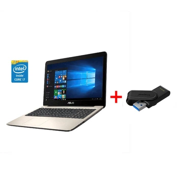 Ноутбук Б-клас Asus X556U / 15.6" (1920x1080) TN / Intel Core i7-6500U (2 (4) ядра по 2.5 - 3.1 GHz) / 8 GB DDR4 / 512 GB SSD / nVidia GeForce 940MX, 2 GB GDDR5, 64-bit / WebCam / DVD-ROM / Win 10 Home б/в + Подарунок Накопичувач Kingston 64 ГБ