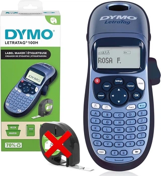 Принтер этикеток Dymo LetraTag LT-100H (Blue) – портативный маркировщик Уценка