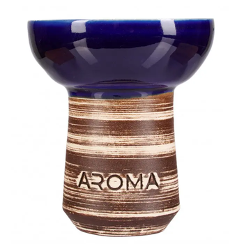 Чаша Aroma Sierra Glaze Violet для кальяна 8,5см из глины в глазури классик турка