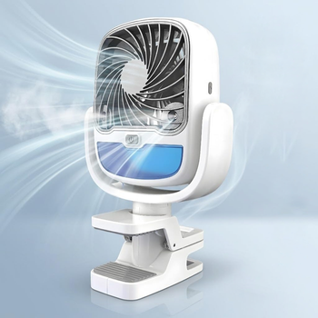 Акумуляторний вентилятор з зволоженням на прищіпці Arctic Cool