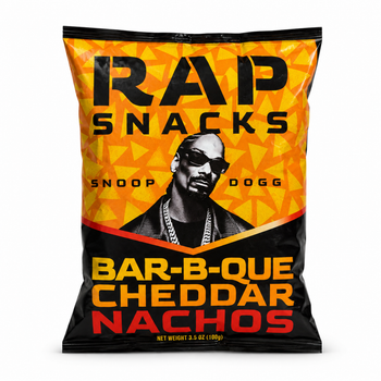 Чіпси кукурудзяні Rap Snacks Snoop Dogg Bar B Que Cheddar Nachos 100 г