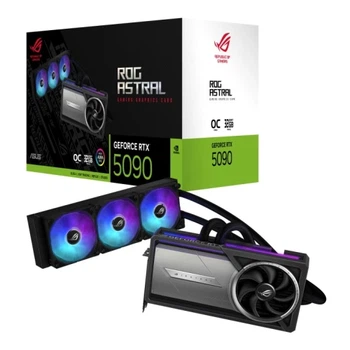 Видеокарта GeForce RTX 5090, Asus, ROG Astral LC OC, 32Gb GDDR7 (ROG-ASTRAL-LC-RTX5090-O32G-GAMING)