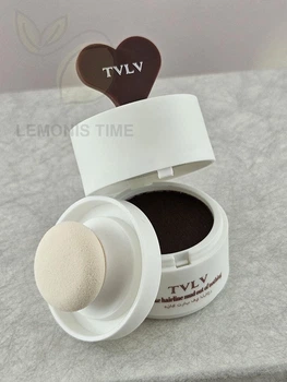 Тонирующая пудра для маскировки седины и отросших корней волос TVLV 02 Dark Brown 4 г