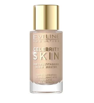 Праймер багатофункціональний EVELINE CELEBRITI SKIN з ефектом сяйва 4 в 1 02N-UNIVERSAL TAN 30 мл 7267