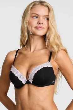 Бюстгальтер push-up Victoria's Secret 75B Чорний (150293)