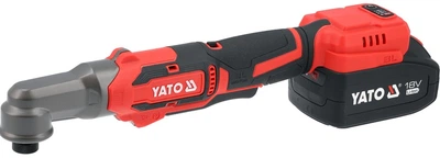 Трещотка YATO ударная 160 Нм короткая (4 Ач; блистер) 18 В с аккумулятором YT-828030 (5906083123832)