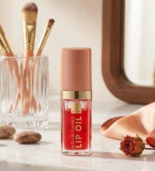 Масло для губ Avon Lip Oil «Питание и цвет» — TAKE A HINT/ Соблазнительный нюд, 7 мл.