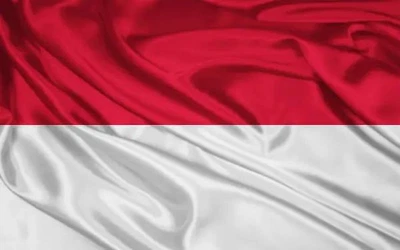 Державний національний стяг прапор Монако 240*160 см з люверсами для флагштока банер країни Монако