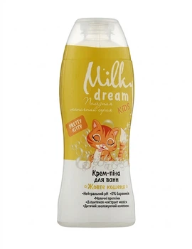 Крем-пена для ванны Milky Dream Kids Желтая кошечка, 300 мл