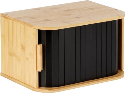 Chlebak Vilde Bambusowy Czarny 33 x 23 x 20 cm (5900670116955)