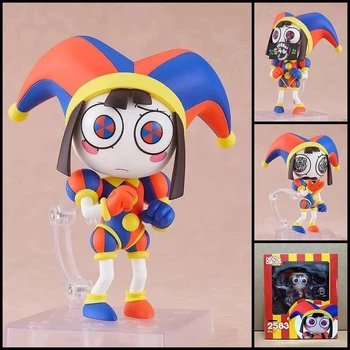 Подвижная фигурка Помни Amazing Digital Circus со сменными эмоциями 10 см героиня Pomni Удивительный цифровой цирк