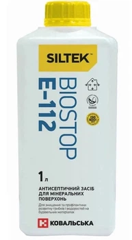 Siltek E-112 Biostop Засіб антисептичний для мінеральних поверхонь (1 л)