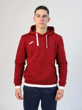 Худи мужское Joma Confort Ii 101962.672 L Бордово-белое (8424309536541)