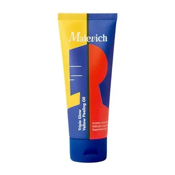 Желтое пилинг масло для лица тройное сияние Malevich Triple Glow Yellow Peeling Oil 75 мл