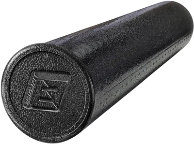 Масажний ролик-валик для МФР, йоги та пілатесу EasyFit EPP Roller 60 см ролер-масажер для спини, ніг, рук та шиї EF-2037 Чорний (56001373)