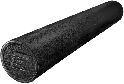 Массажный ролик-валик для МФР и йоги EasyFit EPP Roller 90 см роллер-массажер для спины, ног, рук и шеи EF-2038 Черный (56001622)