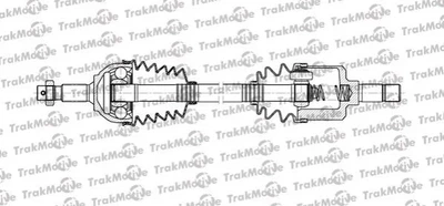 Полуось лів. L=693mm, 28/37 зуб. C5 III 2.0 HDi 140 08-, JUMPY 2.0 HDi 140 07-16, FIAT SCUDO 2.0 D TRAKMOTIVE 30-1109 Citroen Jumpy, C5; Peugeot 407, Expert; Fiat Scudo 3272NP, 1497187080, 71792565
