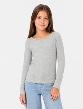 Лонгслів Primark сірий PBWAR433 122
