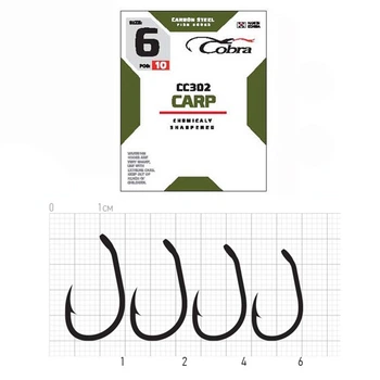 Крючки Cobra CARP MATSUI сер. CC302 разм.001 8шт.