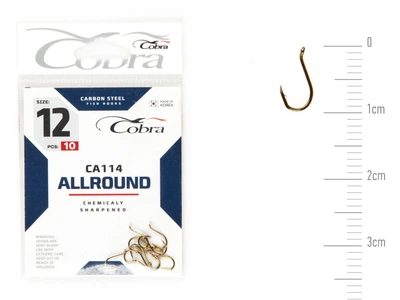 Крючки Cobra Allround BEAK сер. CA114 разм. 012 10шт.