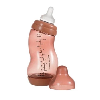 Антиколиковая бутылочка Difrax S-bottle Wide с силиконовой соской 310 мл коричневый (707 Brick) 5249356