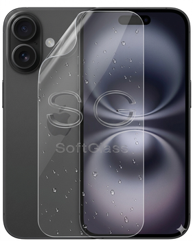Бронеплівка Apple iPhone 16 поліуретанова SoftGlass