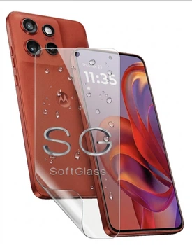 Пленка для Motorola edge 60 neo на экран износоустойчивая полиуретановая SoftGlass