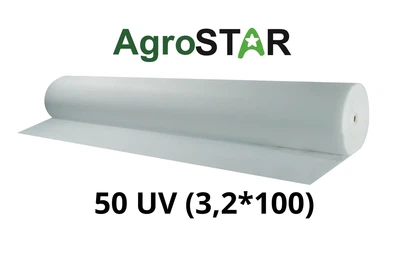 Агроволокно AgroStar 50 UV 3,2х100 м нетканый полипропилен белый