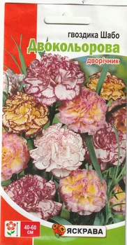 Гвоздика Яскрава Шабо Двокольорова 0,2 г