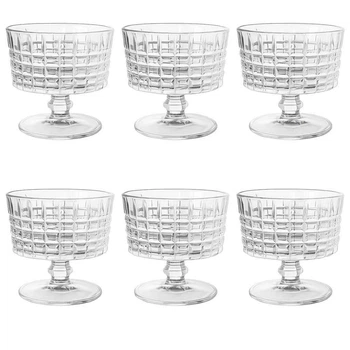 Набор бокалов-креманок Герцогиня 6 шт. 250 мл Прозрачный (OS-102-273)