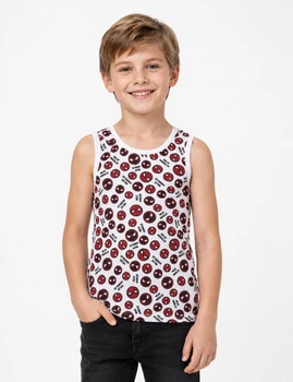 Майка Primark сірий в візерунки NQGVW620 98