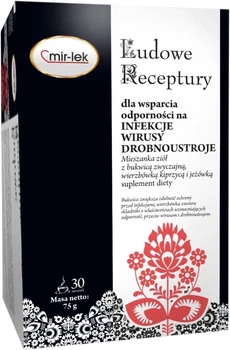 Herbata Mir-lek Ludowe Receptury wzmacniająca odporność 30x2.5 g (5906660437574)