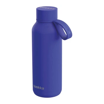 Термобутилка Quokka Solid With Strap 510 ml Dusk Blue (40186)