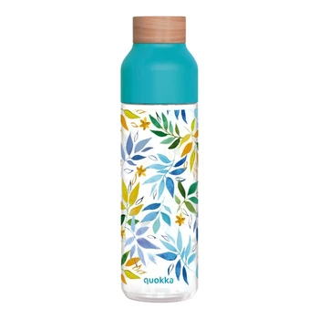 Термобутилка Quokka Ice ecozen 840 мл Watercolor Leaves