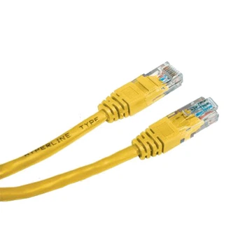 Жовтий Патч-корд Ritar UTP, 0.25 м, кат. 5e