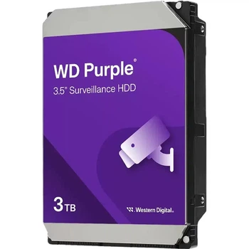 Жесткий диск Western Digital Purple Surveillance 3TB 5400rpm 128MB (WD34PURZ)