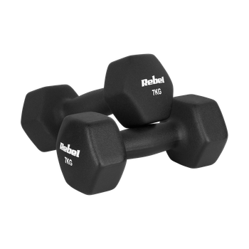 Гантелі HEX Rebel ACTIVE 2x7 кг з неопреновим покриттям