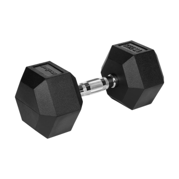 Чавунна гантель HEX Rebel 17,5 кг
