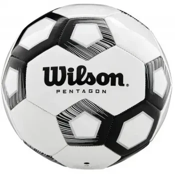 М'яч футбольний Wilson Pentagon розмір 4, біло-чорний