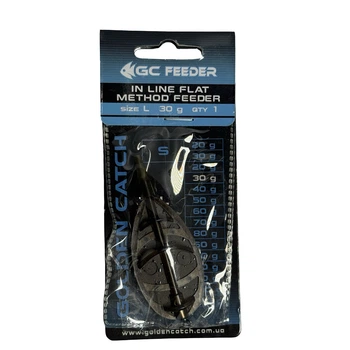 Кормушка GC Flat Method Feeder In Line L 30г,3139011