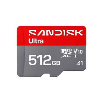 Карта памяти microSDXC SanDisk Ultra 512GB Class 10 UHS-I 15x11x1 мм Пластик