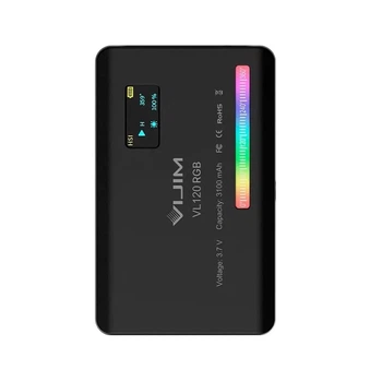 Видеосвет Ulanzi Vijim VL120RGB 3100 mAh пластиковое 10" черное