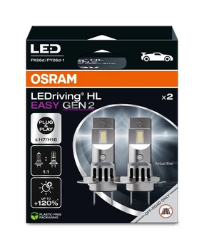 Комплект автоламп OSRAM (64210DWESY2-2HB)