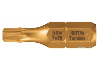 Біти USH ISOTIN TORX T40 x 25 мм Torsion титанові 10 шт UUSG0022399