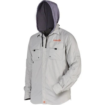 Рубашка Norfin Focus Hood UPF40 Нейлон M Серый