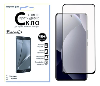 Захисне скло Fine Line Full Glue для Xiaomi Redmi Note 15 (Black)