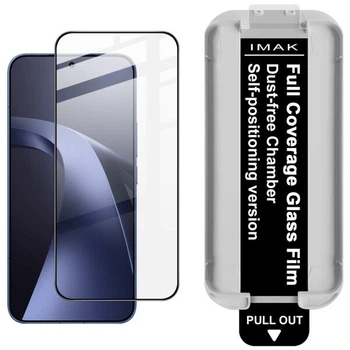 Защитное стекло IMAK Easy Install Full Glue для Xiaomi 17T Pro - Black
