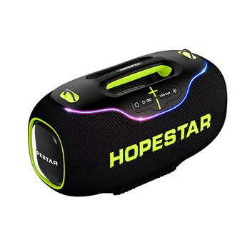 Портативная Bluetooth колонка 350Вт 30000мАч IPX6 USB черная Hopestar A80