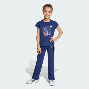 Детский комплект: футболка и леггинсы ADIDAS DISNEY T-SHIRT & LEGGINGS adidas KG6134 (116) синий (4069996766600)
