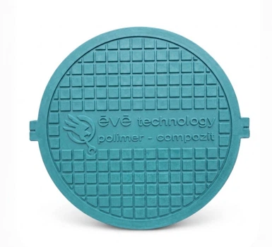 Крышка люка до 0,5 тонны зелёная БЕЗ КОЛЬЦА EVE Technology